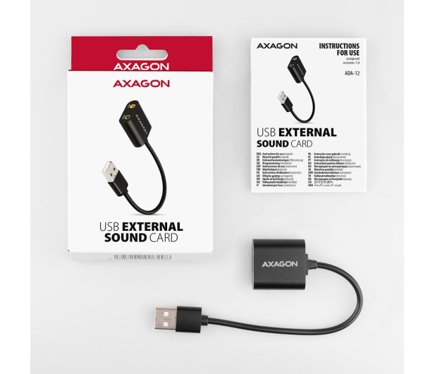 Axagon ADA-12 48kHz/1 Zewnętrzna (USB) - 722383 - zdjęcie 4